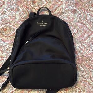 Kate Spade Black Backpack Sleek Design Everyday Use